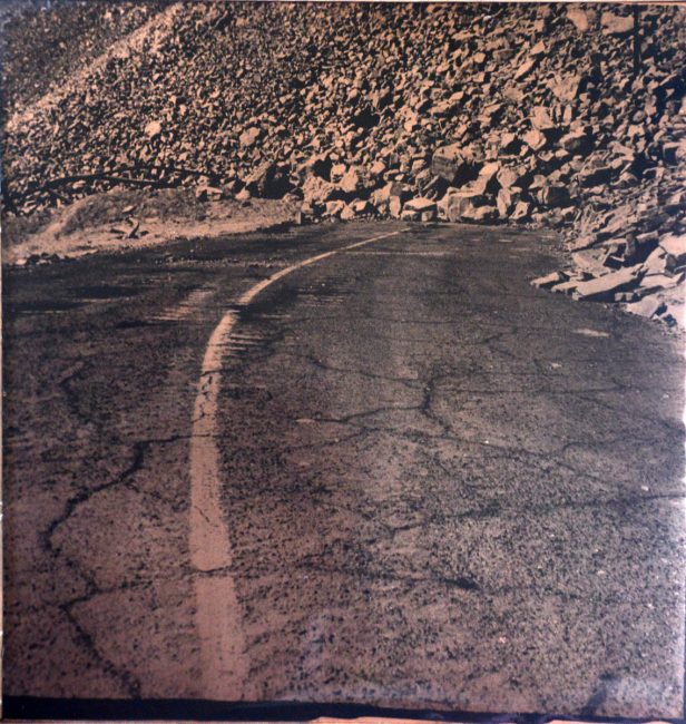 S/T, Campamento minero de Sewell, 2013
Emulsión fotosensible sobre lámina de cobre
50 x 50 cm
Pieza única